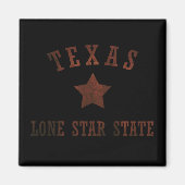 texas rustic wild western stijlpatroon magneet (Voorkant)