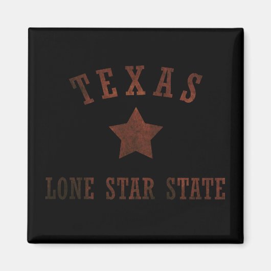 texas rustic wild western stijlpatroon magneet (Voorkant)