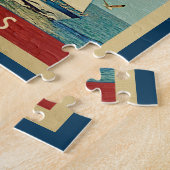 Texas Sailboot Vintage Travel Legpuzzel (Zijkant)