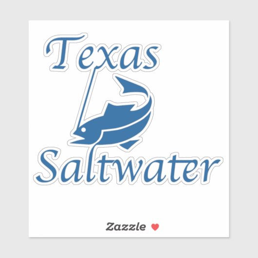 Texas Saltwater Sticker (Vel)