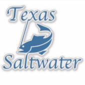 Texas Saltwater Sticker (Voorkant)