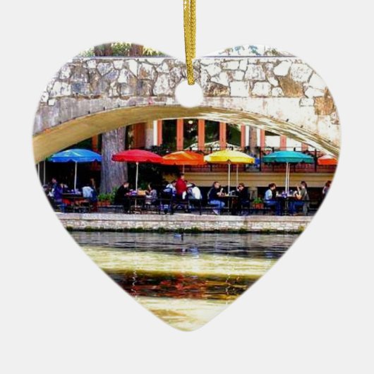 TEXAS - SAN ANTONIO 2 KERAMISCH ORNAMENT (Voorkant)