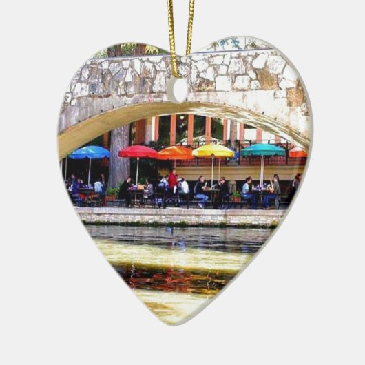 TEXAS - SAN ANTONIO 2 KERAMISCH ORNAMENT (Links)