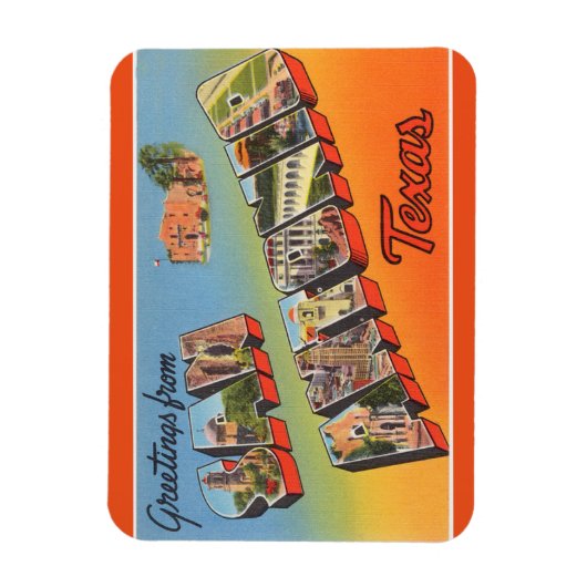 Texas, San Antonio magneet (Verticaal)