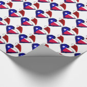 Texas Santa - Geen tekst Cadeaupapier (Hoek)