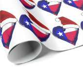 Texas Santa - Geen tekst Cadeaupapier (Rol Hoek)