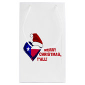 Texas Santa - Vrolijke Kerstmis Y'all! Klein Cadeauzakje (Achterkant)