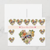 Texas Save the Date-ansichtkaart Aankondigingskaart (Voorkant / Achterkant)