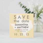 Texas Save the Date Cards (Staand voorkant)