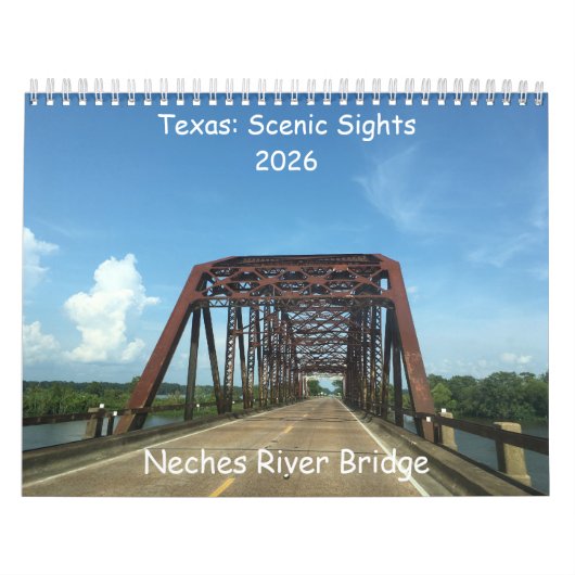 Texas: Scenic Sights Calendar Kalender (Hoes)