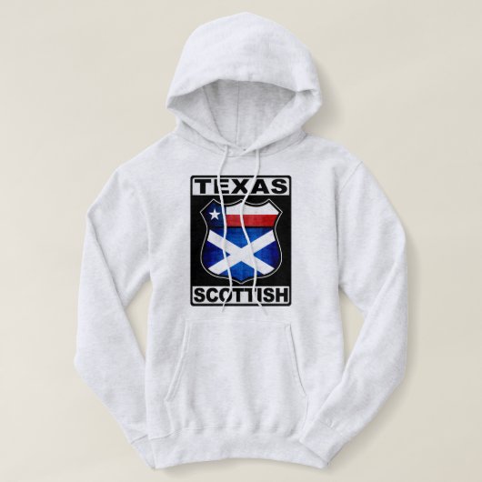 Texas Scottish American Hoodie (Design voorkant)