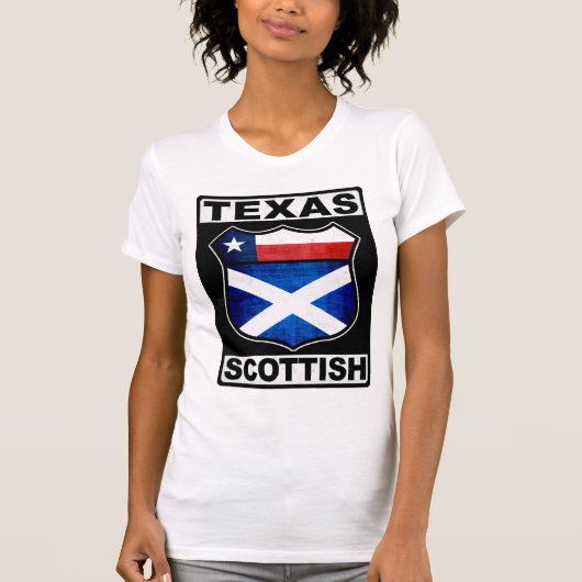 Texas Scottish American T-shirt (Voorkant)