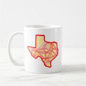 Texas Scribbleprint Koffiemok (Links)