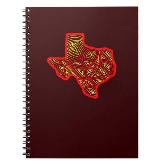 Texas Scribbleprint Notitieboek (Voorkant)