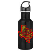 Texas Scribbleprint Waterfles (Voorkant)
