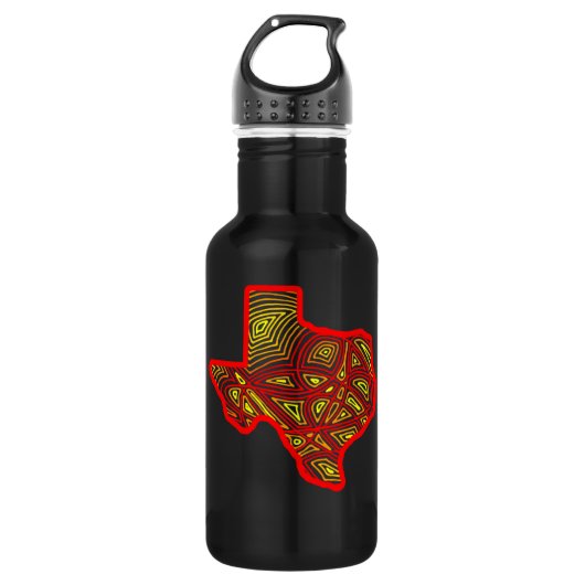 Texas Scribbleprint Waterfles (Voorkant)