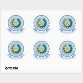 Texas Seal Ronde Sticker (Vel)