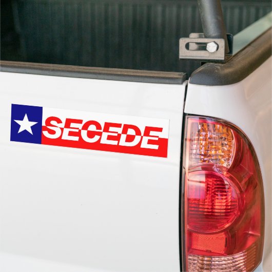 Texas SECEDE Bumpersticker (Op Truck)