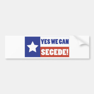 Texas Secede Bumpersticker