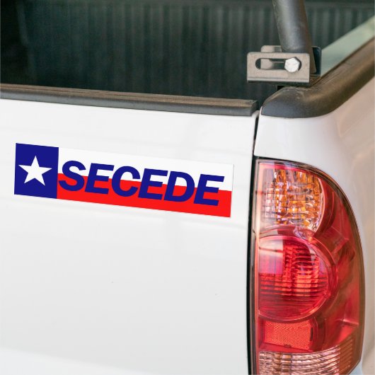 Texas SECEDE Bumpersticker (Op Truck)