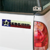 Texas SECEDE!!!!! Bumpersticker (Op Truck)