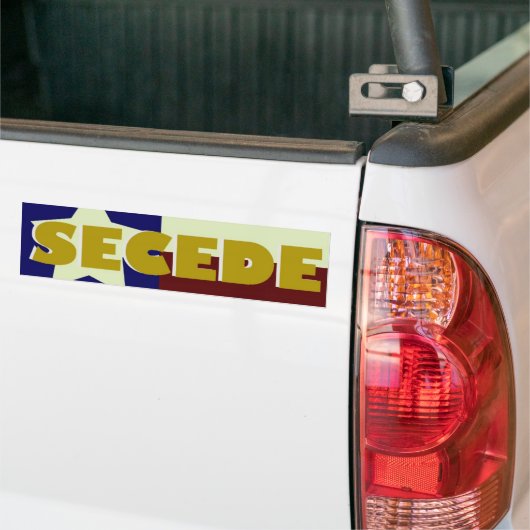 Texas SECEDE-bumpersticker Bumpersticker (Op Truck)