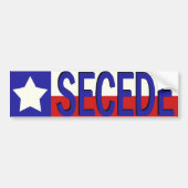Texas SECEDE-bumpersticker Bumpersticker (Voorkant)