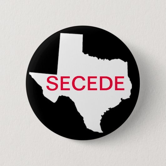 Texas Secede Button (Voorkant)