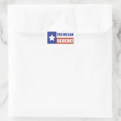 Texas Secede Ronde Sticker (Tas)
