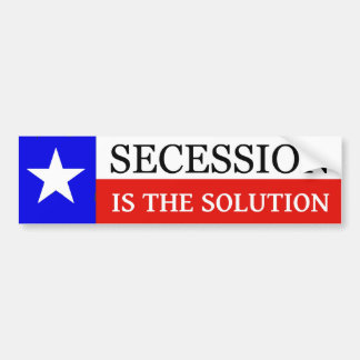 Texas Secsion Bumpersticker