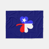 Texas Shamrock Fleece Deken (Voorkant (Horizontaal))