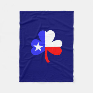 Texas Shamrock Fleece Deken