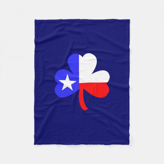 Texas Shamrock Fleece Deken (Voorkant)