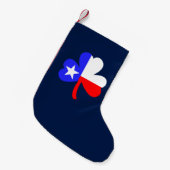 Texas Shamrock Kleine Kerstsok (Voorkant (Hangend))