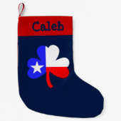 Texas Shamrock Kleine Kerstsok (Voorkant)