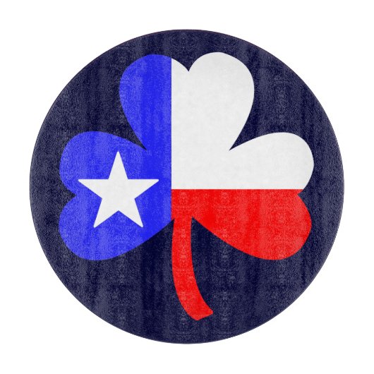 Texas Shamrock Snijplank (Voorkant)