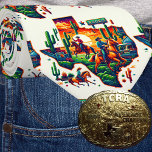 Texas Shape Cowboy Cowgirl Cactus Rodeo Teken Stropdas<br><div class="desc">Texas Shape,  Cowboy,  Cowgirl,  Cactus en Rodeo Sign print op de stropdas Deze print is beschikbaar op andere items. Kunst door Dancing Cowgirl Design voor The Rodeo Days Store</div>