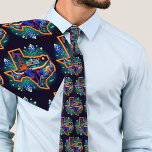 Texas Shape Longhorn oliepomp bluebonnets Stropdas<br><div class="desc">Texas Shape,  Longhorn Steer,  Oil Pump en Bluebonnets print op de stropdas Deze print is beschikbaar op andere items. Kunst door Dancing Cowgirl Design voor The Rodeo Days Store</div>