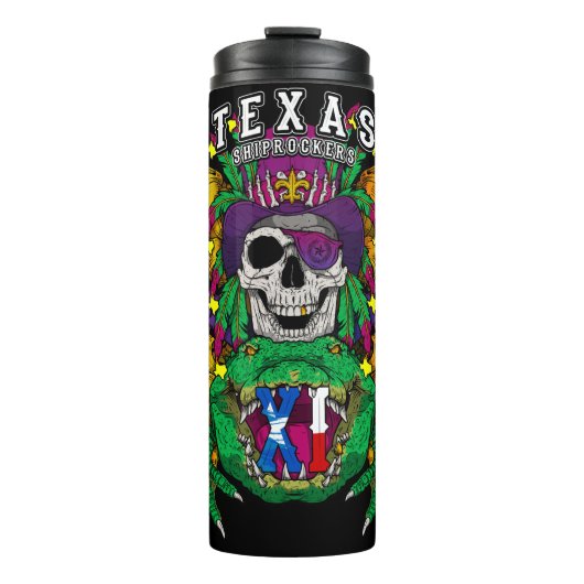 Texas ShipRockers 2020 Tumbler Thermosbeker (Voorkant)