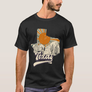 Texas Shirt, woestijn grafisch T-shirt, Western S T-shirt