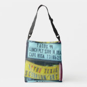 Texas Signs: Scorpion Art Crossbody Tas (Achterkant)