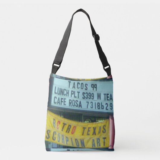 Texas Signs: Scorpion Art Crossbody Tas (Voorkant)