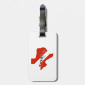 Texas Silhouette Shaped Diving Flag Bagagelabel (Achterkant verticaal)