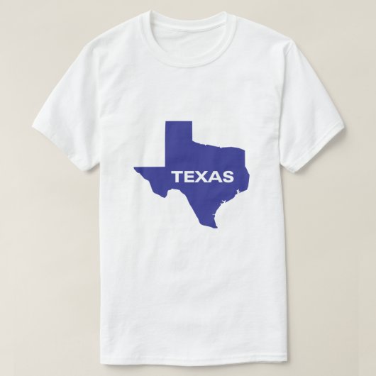 Texas silhouette t-shirt (Design voorkant)