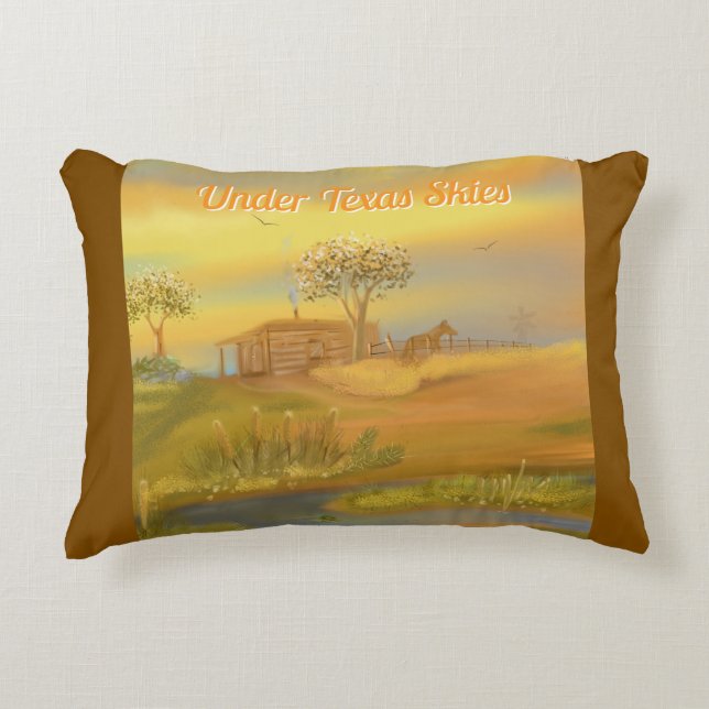 Texas Skies Accent Pillow Accent Kussen (Voorkant)