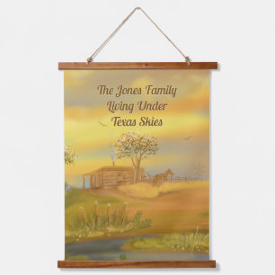 Texas Skies gepersonaliseerd wandtapijt Hangend Wandkleed