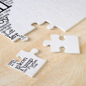 Texas Slang Word Art Map Jigzaag Puzzle Legpuzzel (Zijkant)