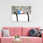 Texas Snow Canvas Afdruk (Insitu (Woonkamer))