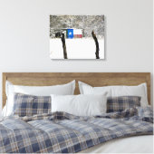 Texas Snow Canvas Afdruk (Insitu (Slaapkamer))