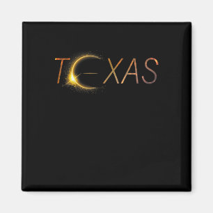 Texas Solar Eclipse 2024 totale zonsverduistering Magneet